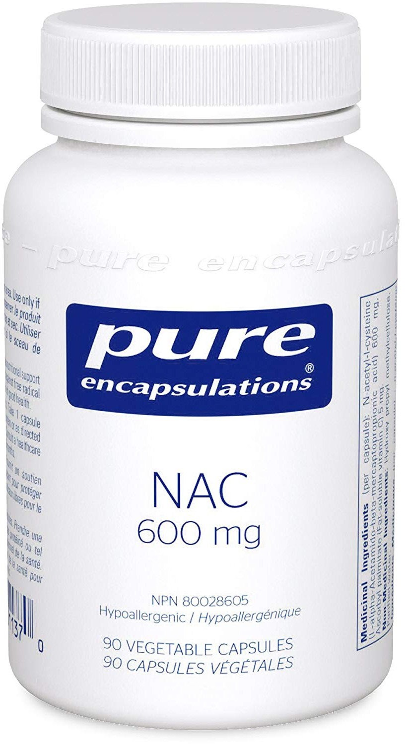 Акція на Pure Encapsulations Nac (n-acetyl-l-cysteine) 600 mg 90 caps N-ацетилцистеин (PE-00189) від Stylus