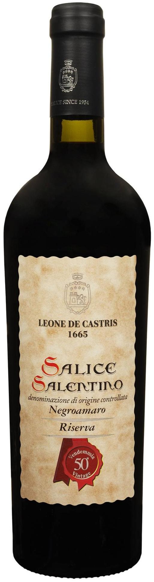 Акція на Вино Leone de Castris Salice Salentino Negroamaro Riserva 2019 красное сухое 0.75 л (FSH_8007013201655) від Stylus