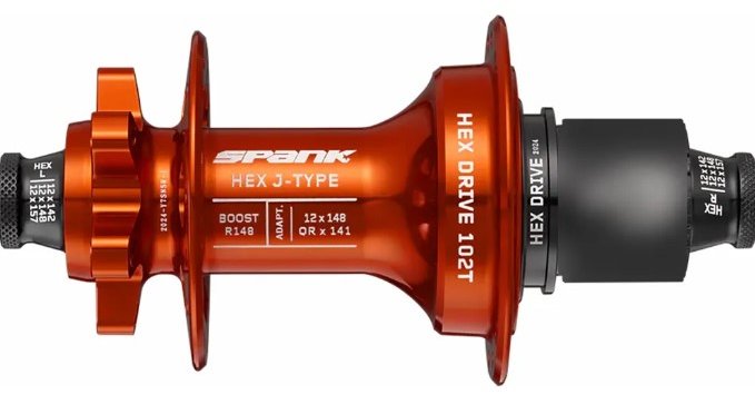 

Втулка задня Spank Hex J-TYPE Boost R148 Hg 32H, Orange (C04HJ12E60SASPK)