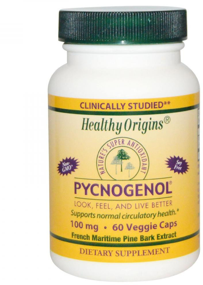 

Healthy Origins Pycnogenol 100 mg 60 caps Пікногенол