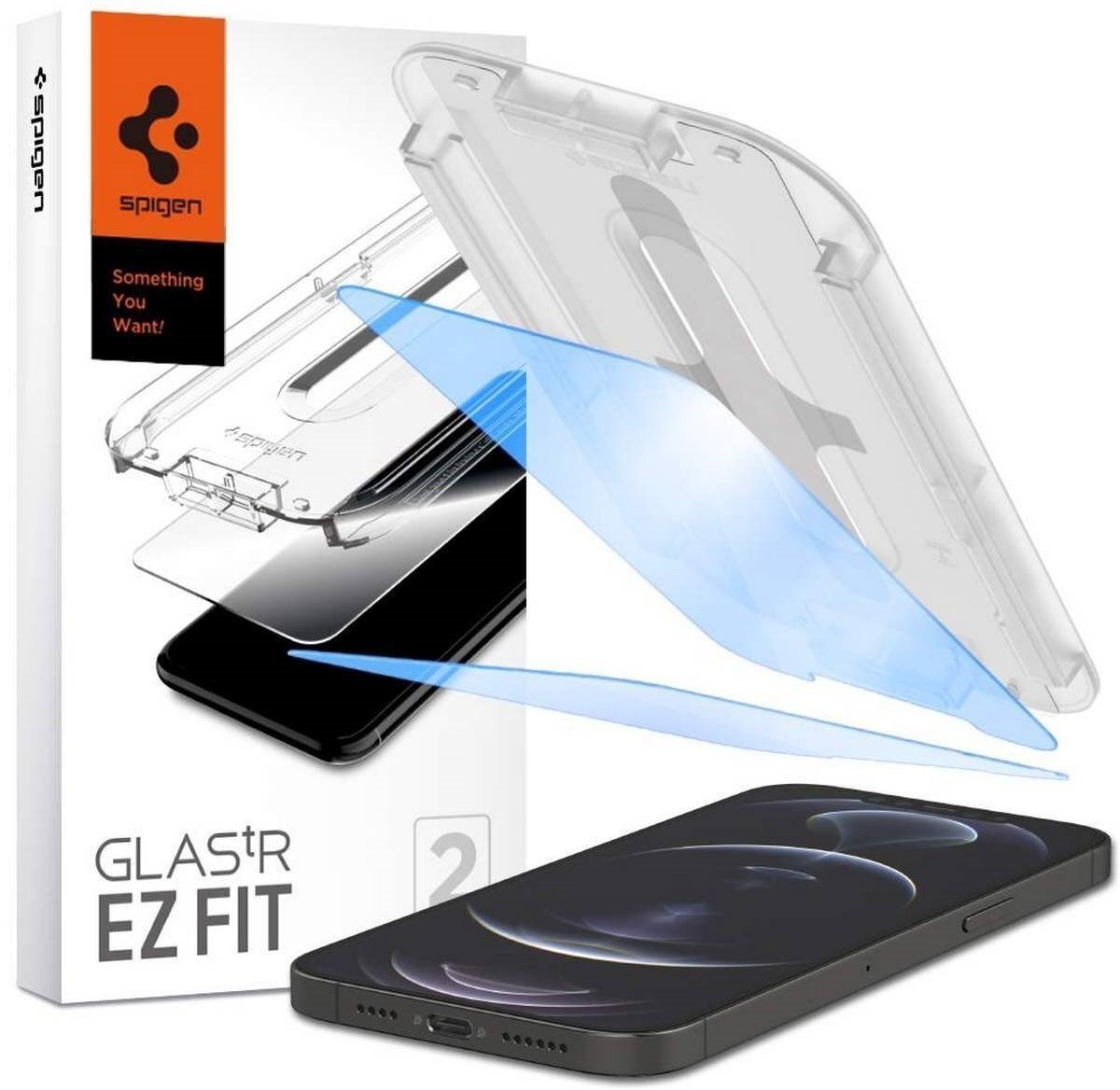 

Spigen Tempered Glass tR Ez Fit Transparency Sensor Open 2 Pack Anti-BlueLight (AGL03379) for iPhone 14 Plus | 13 Pro Max