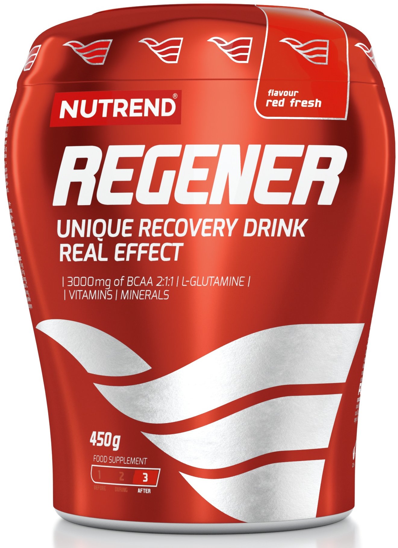 

Послетренировочный комплекс Nutrend Regener 450 g /6 servings/ Red Fresh