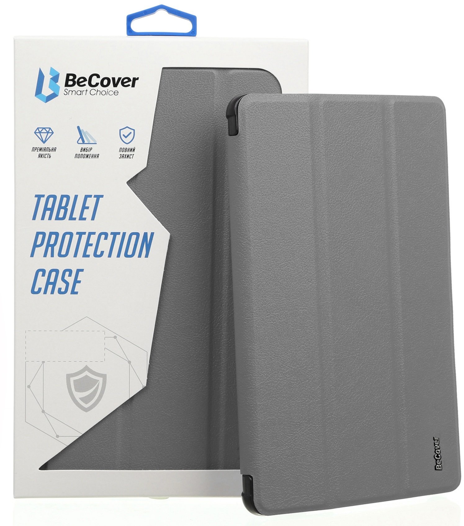 

BeCover Case Book Soft Edge with Pencil mount Gray (706820) for iPad Air 2020/iPad Air 2022