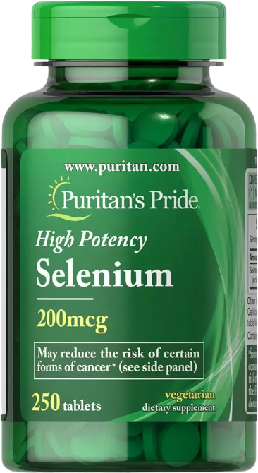 Акція на Puritan's Pride Selenium 200 mcg Селен 250 таблеток від Stylus