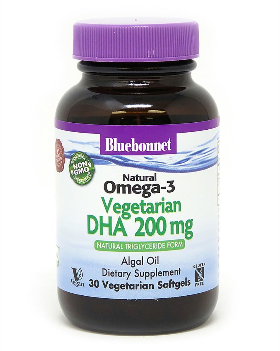 

Bluebonnet Nutrition Omega 3 Vegetarian, Dha 200 mg, 30 Vegetarian Softgels (BLB0908)