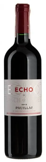 

Вино Chateau Lynch Bages Echo de Lynch Bages 2017 червоне сухе 0.75 л (BW94234)