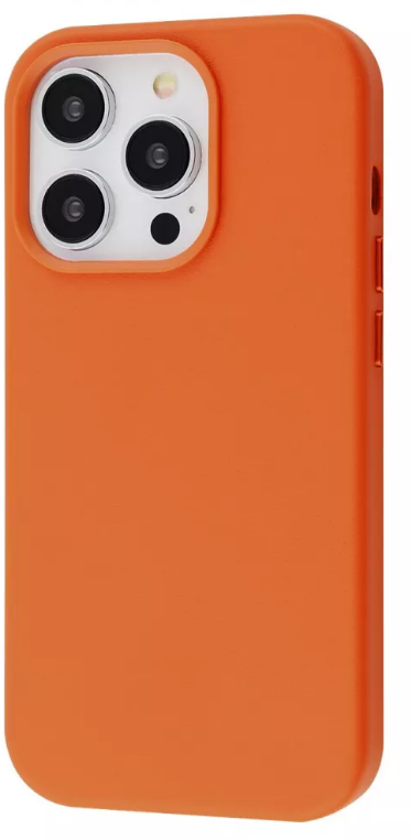 

Wave Premium Leather Edition Case with MagSafe Orange for iPhone 14 Pro