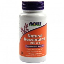 Акція на Now Foods Resveratrol 200 mg 60 veg caps від Stylus