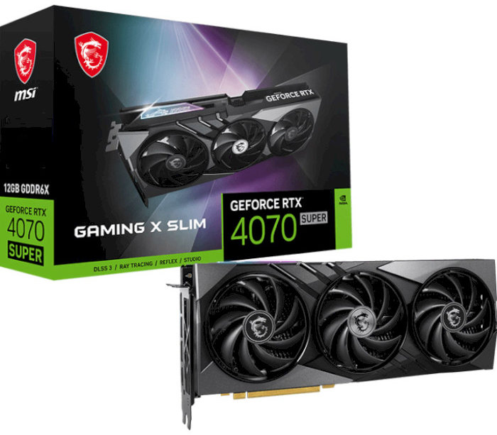 Акція на Msi GeForce Rtx 4070 Super 12G Gaming X Slim від Stylus