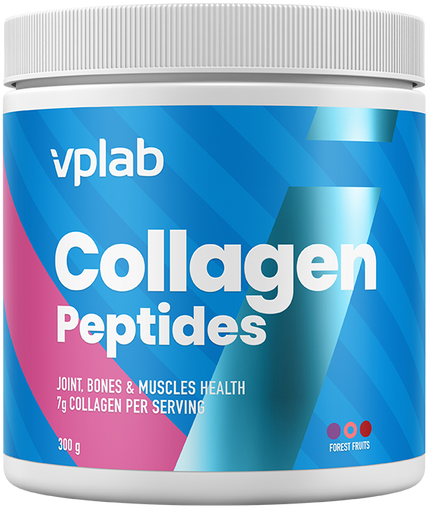 Акція на VPLab Collagen Peptides Коллагеновые пептиды со вкусом лесных ягод 300 г від Stylus