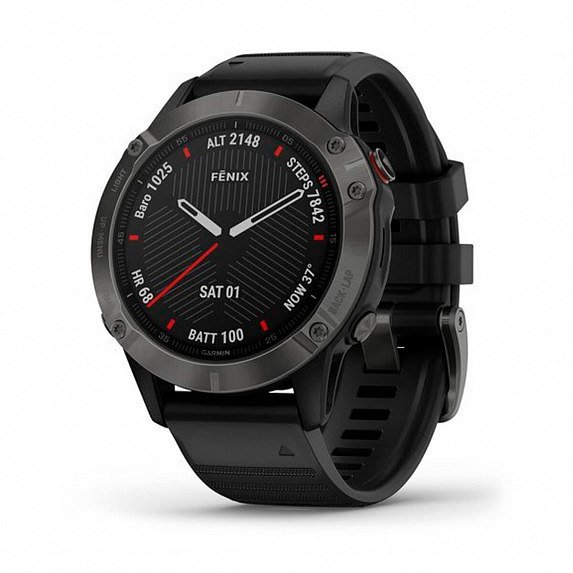 

Garmin Fenix 6 Sapphire Carbon Grey Dlc with Black Band (010-02158-11)