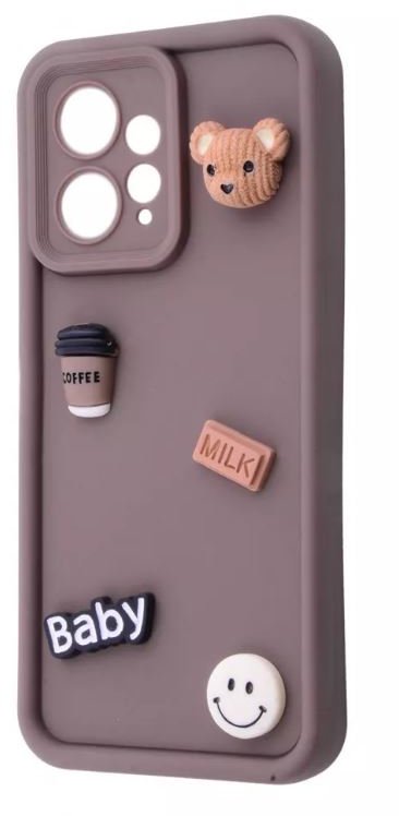 

Mobile Case Pretty Things Brown/Bear for Xiaomi Redmi Note 12 4G