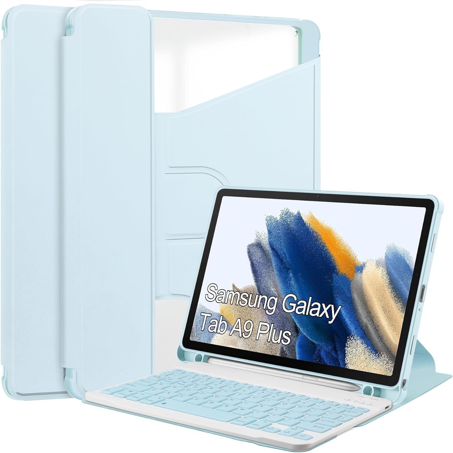 

BeCover Case Rotatable Smart Keyboard Light Blue для Samsung Galaxy Tab A9 Plus SM-X210/SM-X215/SM-X216 (710332)