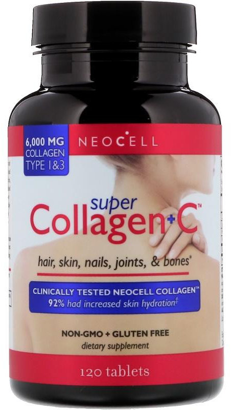 

Neocell Super Collagen + C Type 1 & 3 6,000 mg 360 Tabs Супер Колаген. Тип 1 і 3