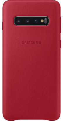 

Samsung Leather Cover Red (EF-VG973LREGRU) for Samsung G973 Galaxy S10