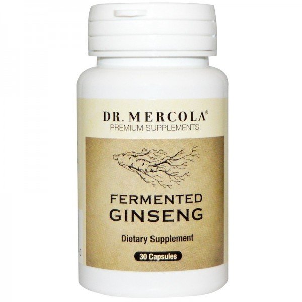 

Dr. Mercola Fermented Ginseng Екстракт женьшеню 30 капсул