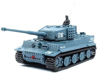 Акція на Танк микро р/у (1:72) Great Wall Toys Tiger со звуком (серый) (GWT2117-4) від Stylus