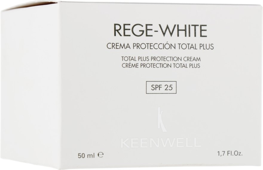 Акція на Keenwell Rege-White Total Plus Protection Cream Spf 25+ Защитный крем Тотал Плюс 200 ml від Stylus