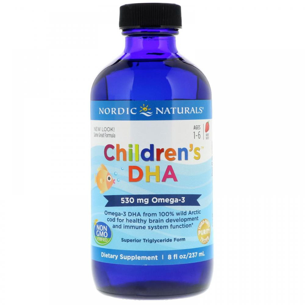 Акція на Nordic Naturals Children's Dha 530 mg 8 fl oz (237 ml) Strawberry Рыбий жир (жидкий) для детей со вкусом клубники від Stylus