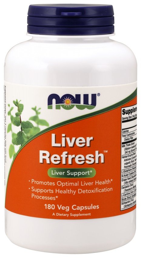 Акція на Now Foods Liver Refresh Veg Capsules 180 caps від Stylus