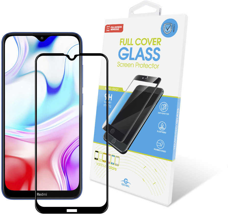 

Global Tempered Glass Full Glue Black for Xiaomi Redmi 8 / 8A