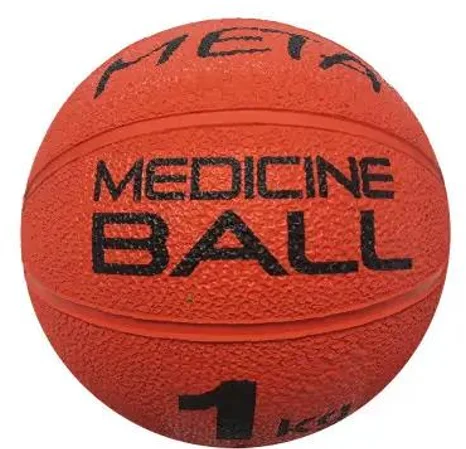 Акція на Медбол Meta Colour Medicine Ball 1 kg оранжевый Уни 19.5 см (3000100100) від Stylus