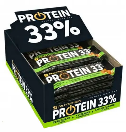 Акція на Протеиновые батончики GoOn Nutrition Protein 33% Bar 25x50g Salted caramel від Stylus