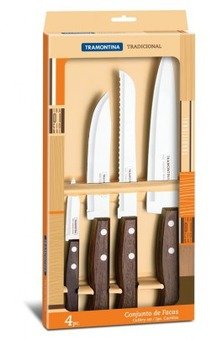 Акция на Набор ножей Tramontina Tradicional 22299/041 (4пр) от Stylus