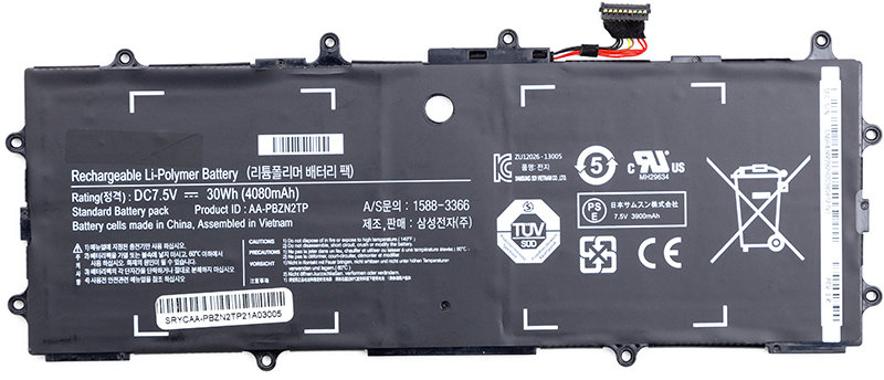 

Samsung Chromebook Series 3 (NP905S3G) 7.5V 4080mAh (original)