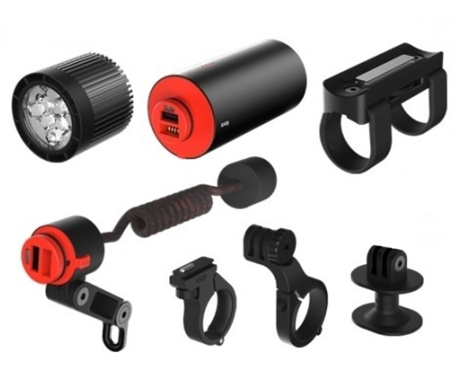 

Комплект фара + набор креплений Knog Pwr Mountain Kit 2000 Lumens Powerbank