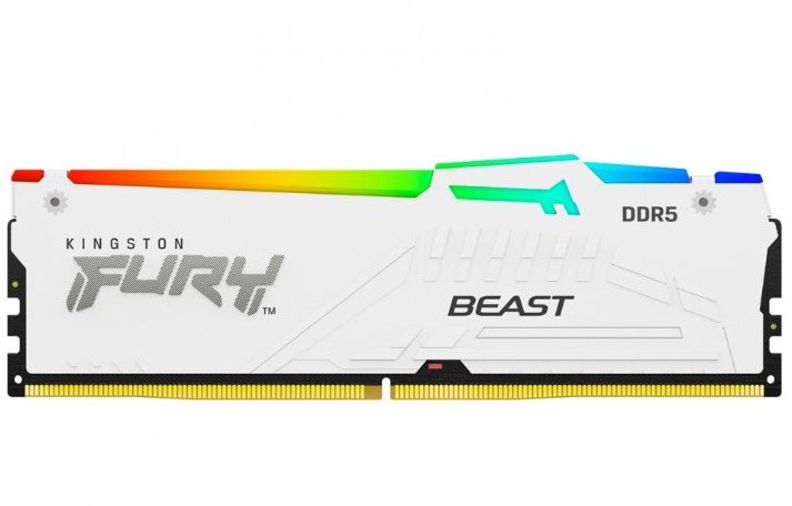 Акція на Kingston Fury 32 Gb DDR5 5200 MHz Beast White (KF552C40BW-32) від Stylus