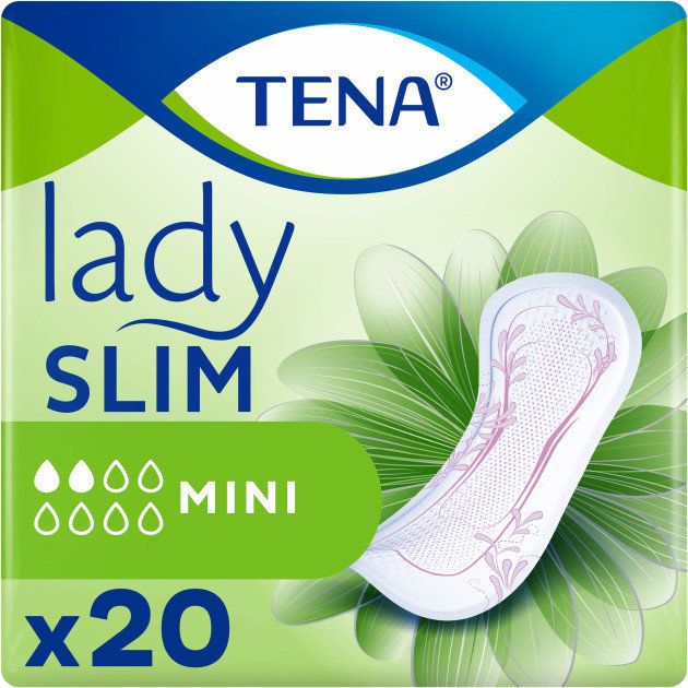 

Tena Lady Slim Mini Урологические прокладки для женщин 20 шт.