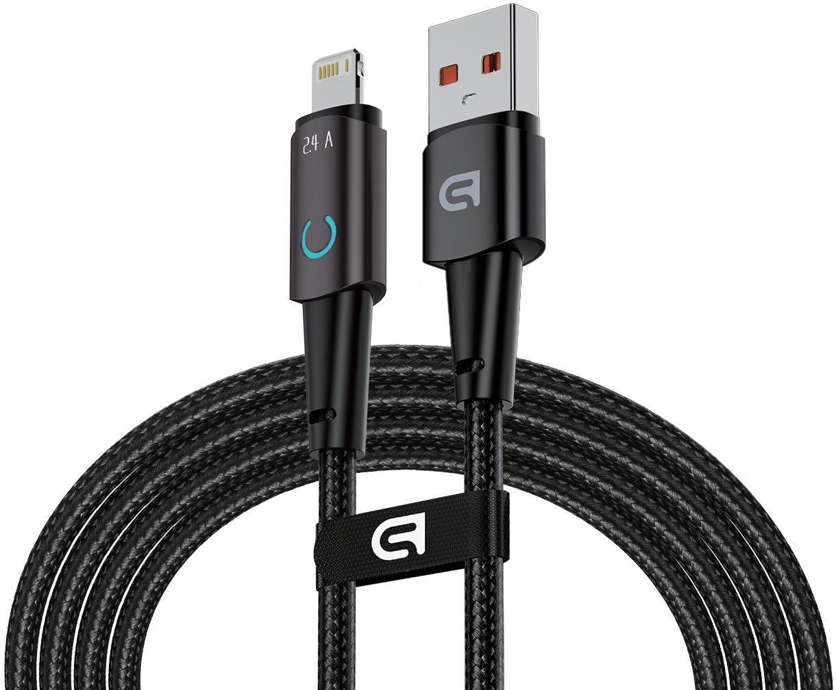 

ArmorStandart Usb Cable to Lightning AT-AL 12W 1.2m Black (ARM75864)