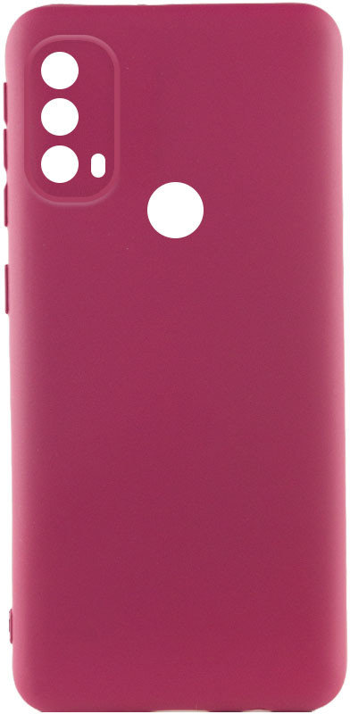 

Lakshmi Case Silicone Cover Full Camera Marsala для Motorola Moto E40