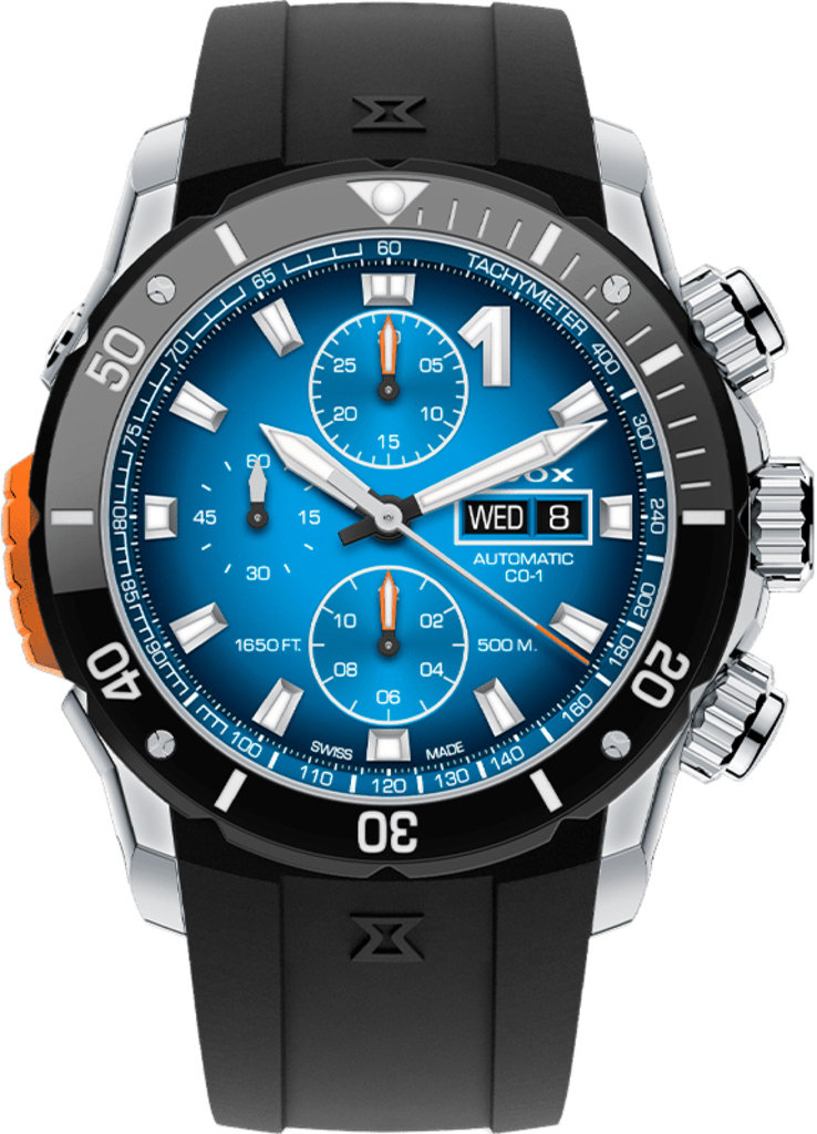 

Edox CO-1 Chronograph Automatic 01128 3NOCA Buidn (311024)