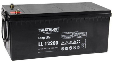 

Triathlon Agm 12V 200Ah, Long Life (LL12200)