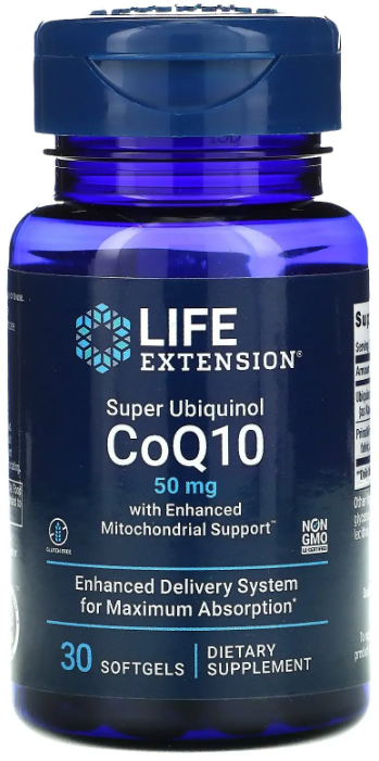 

Life Extension Super Ubiquinol CoQ10 Суперубихинол CoQ10 30 капсул