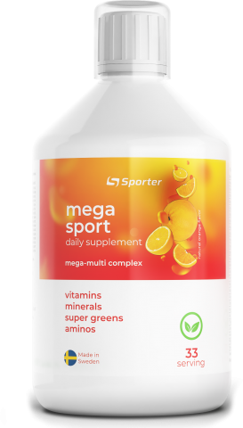 

Sporter Mega Sport 500 ml /33 servings/ range