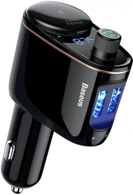 

FM-трансмітер Baseus Locomotive Bluetooth MP3 Vehicle Charger (CCALL-RH01)