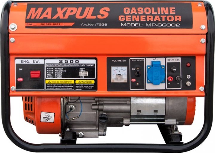 

Бензиновий генератор Maxpuls MP-GG02