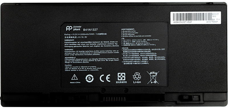 

PowerPlant Asus Rog 15.6" B551 (B41N1327) 15.2V 2200mAh (NB431175)