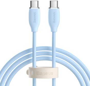 

Baseus Cable USB-C to USB-C Jelly Liquid Silica Gel 100W 1.2m Blue (CAGD030003)