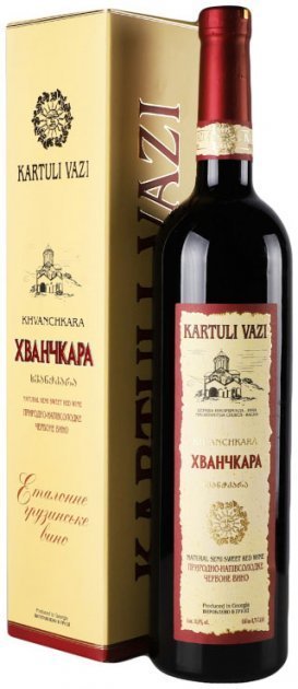 Акція на Вино Kartuli Vazi Хванчкара, красное полусладкое, 0.75л 11% (DIS4860001680320) від Stylus