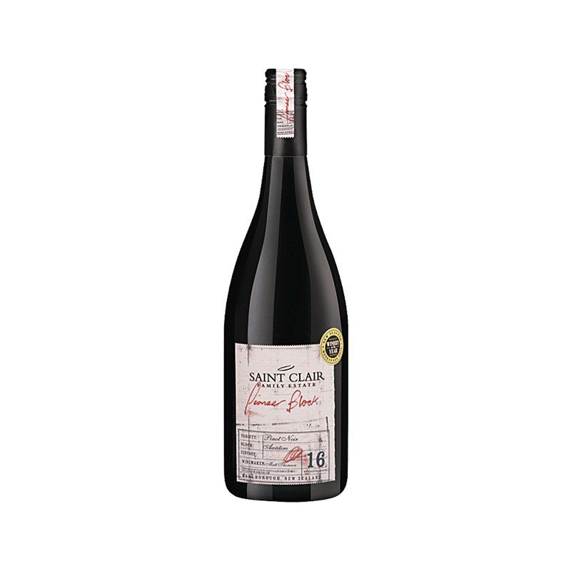 Акція на Вино Saint Clair Pinot Noir Pioneer Block (0,75 л) (BW2552) від Stylus