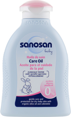 Акція на Sanosan Baby Care Oil Детское масло для кожи 200 ml від Stylus