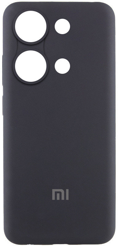 

Lakshmi Premium Silicone Case з Logo Full Camera Black для Xiaomi Redmi Note 13 Pro 4G