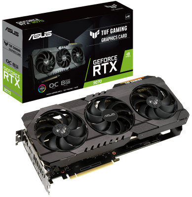 

Asus GeForce RTX3070 8Gb Tuf Oc V2 Gaming Lhr (TUF-RTX3070-O8G-V2-GAMING)