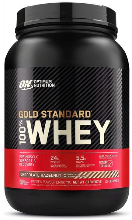 

Optimum Nutrition Gold Standard 100% Whey 907 g /27 servings/Chocolate Nut