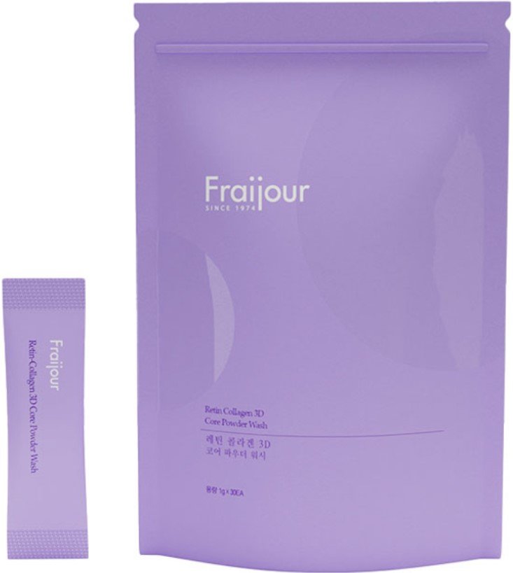 Акція на Fraijour Retin-Collagen 3D Core Powder Wash Энзимная пудра 30 шт х 1 g від Stylus