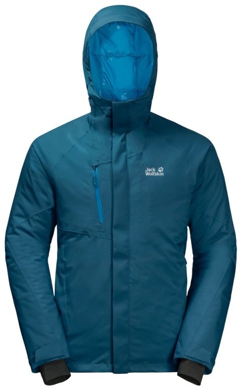 

Куртка Jack Wolfskin Troposphere Jacket 1111711-1350 48 голубая зимняя с капюшоном